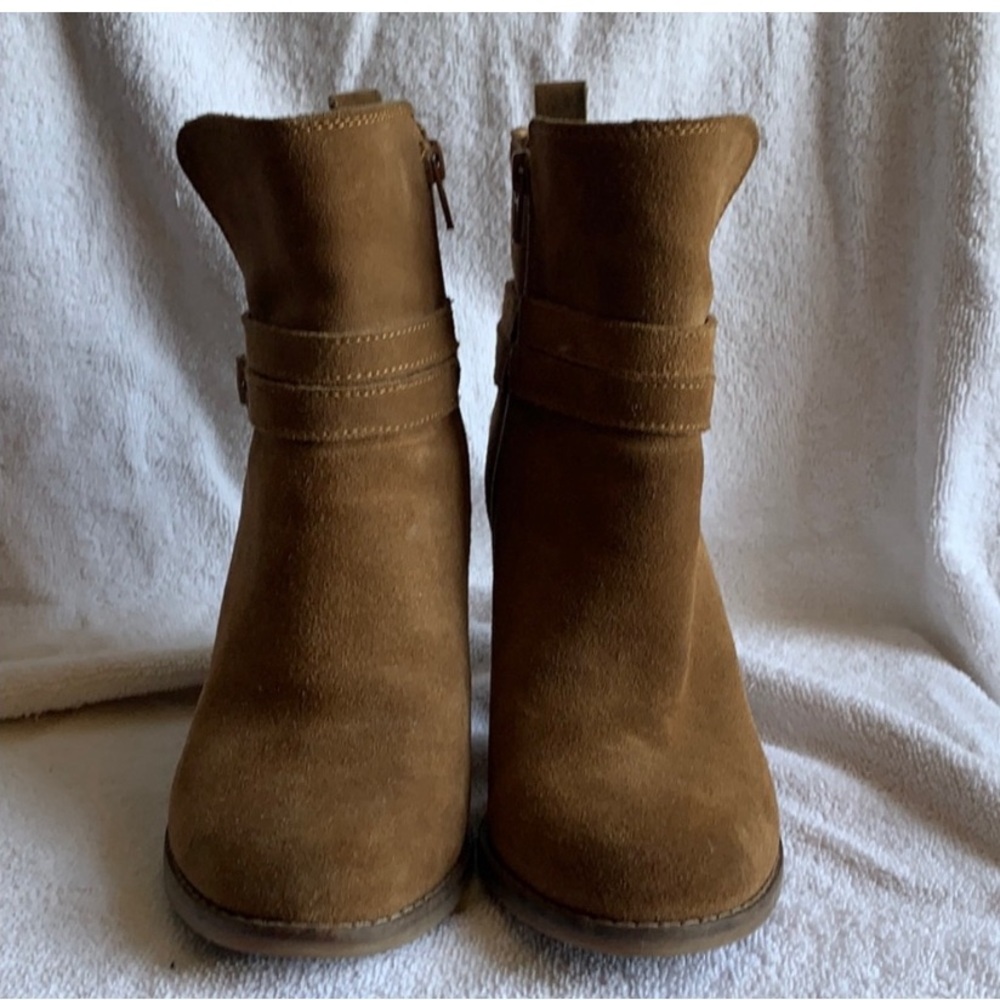 Suede booties
